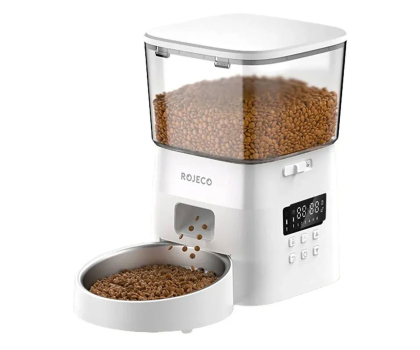 Artykuły dla zwierząt Rojeco INTELIGENTNY DOZOWNIK KARMY 2L PET FEEDER BUTTON VERSION
